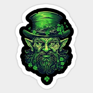St Patricks Day Leprechaun Sticker
